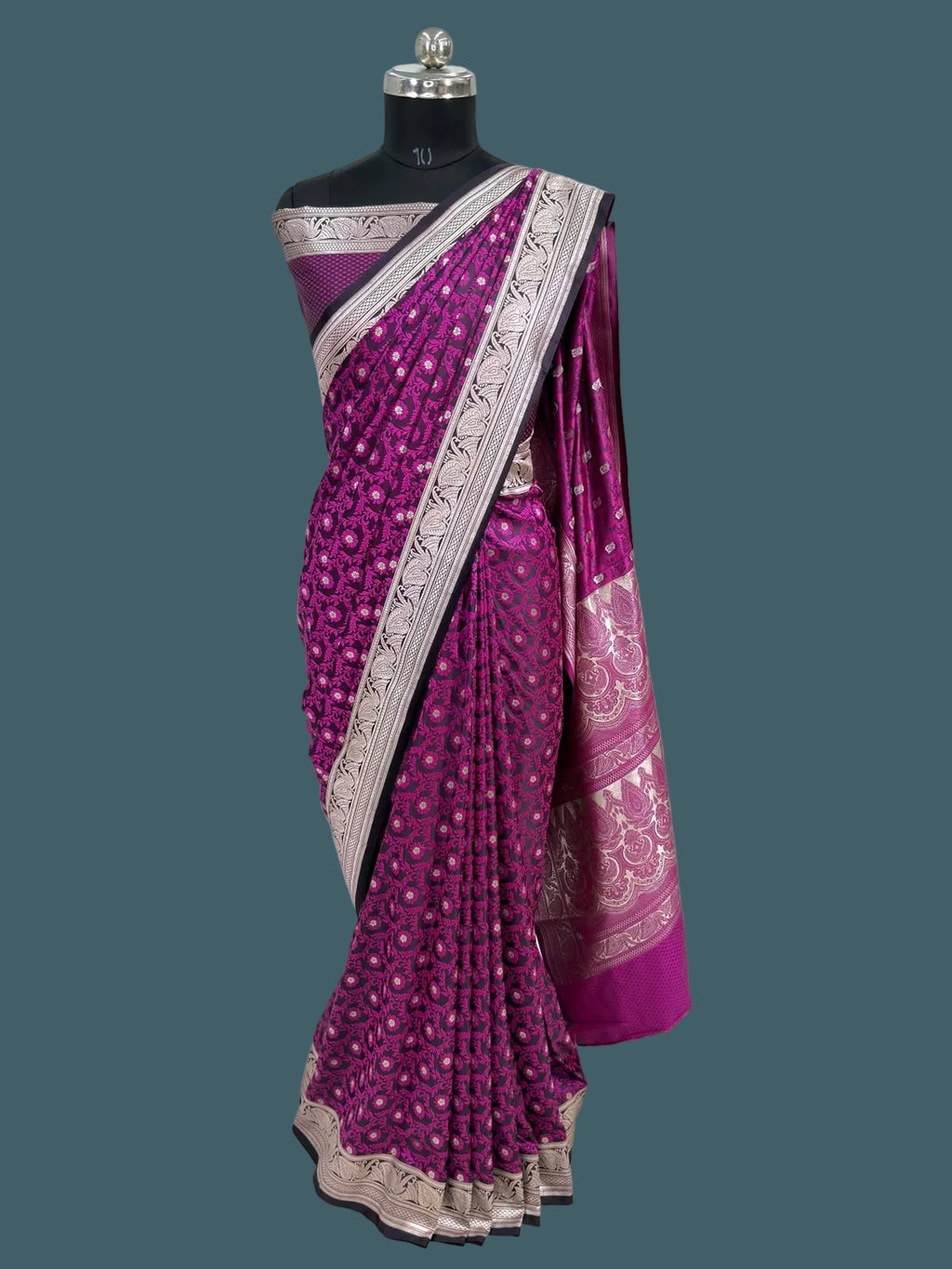 Banarasi Mushru (tanchuii) Katan Silk Saree