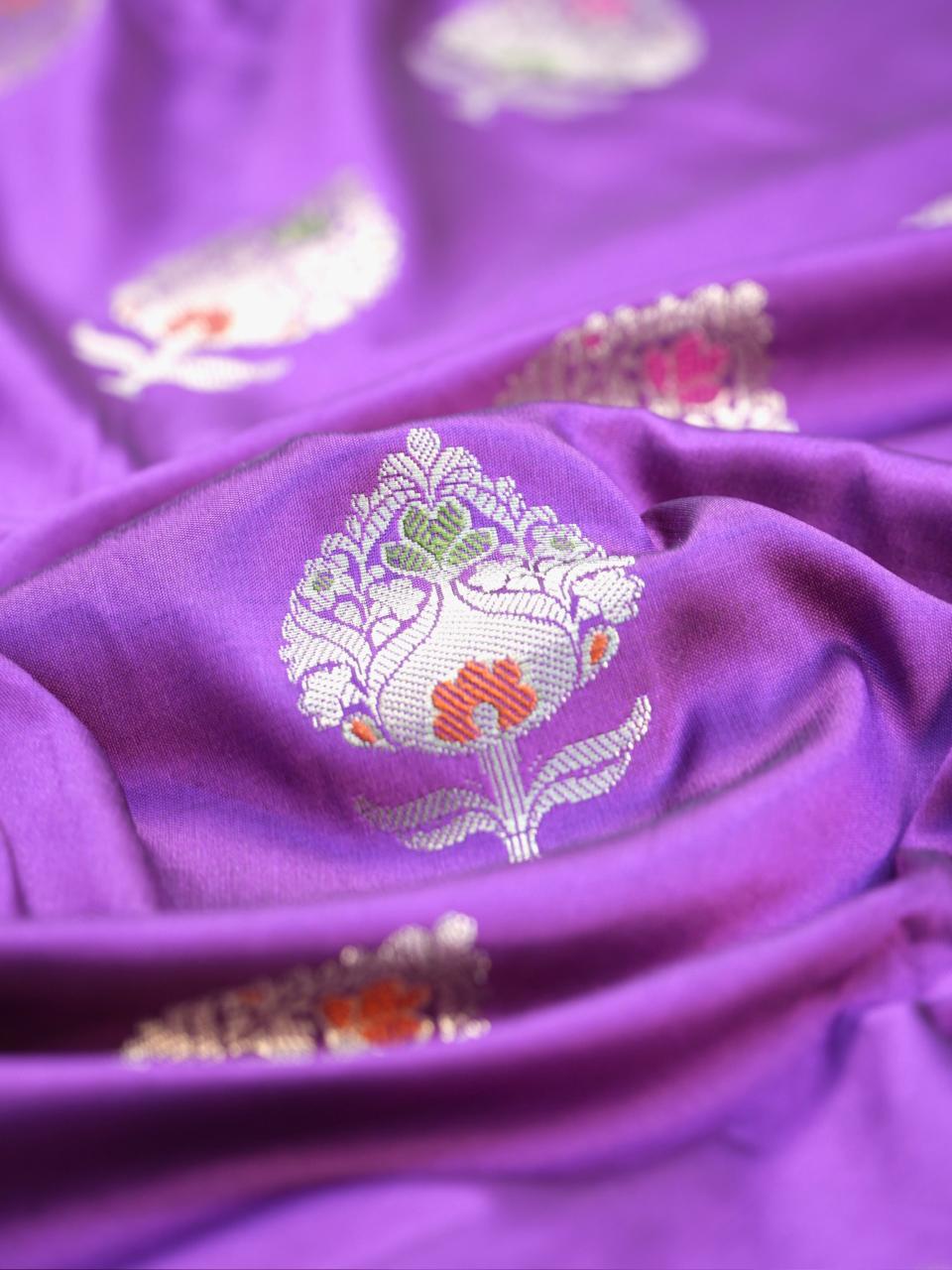 Banarasi Semi Katan Silk Saree