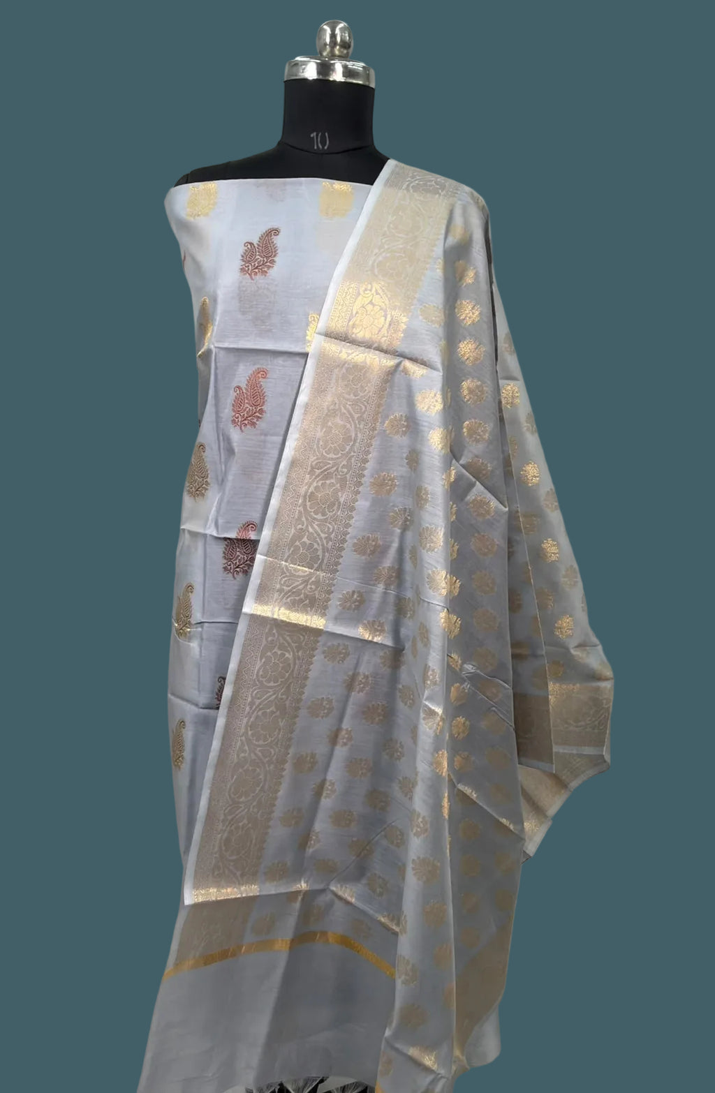 Banarasi Cotton Silk Suit (3 piece set)