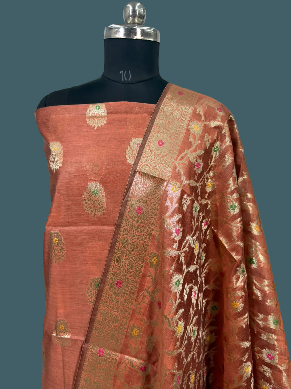 Banarasi Cotton Silk Suit (3 piece set)