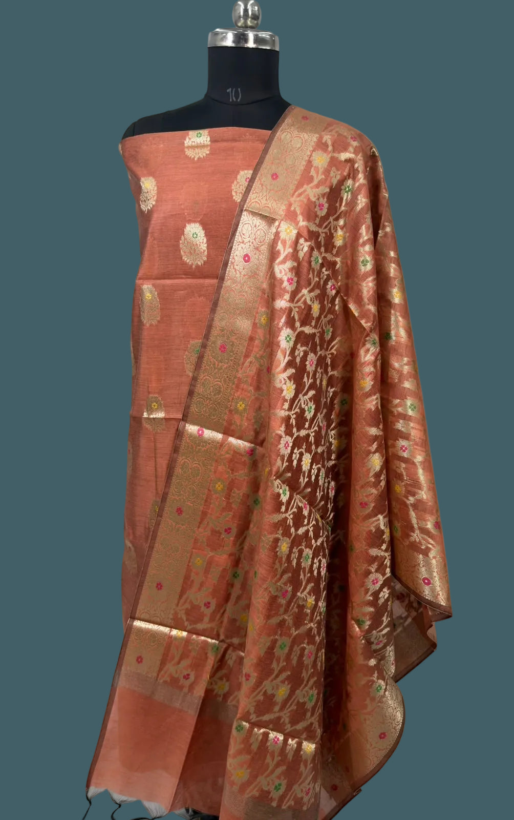 Banarasi Cotton Silk Suit (3 piece set)