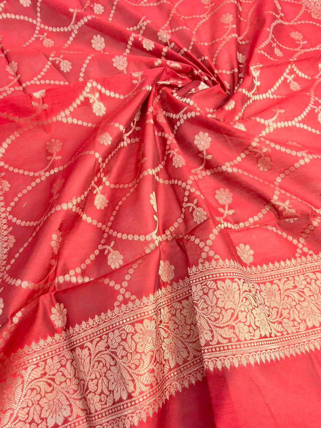 Banarasi Cotton Silk Suit (3 piece set)