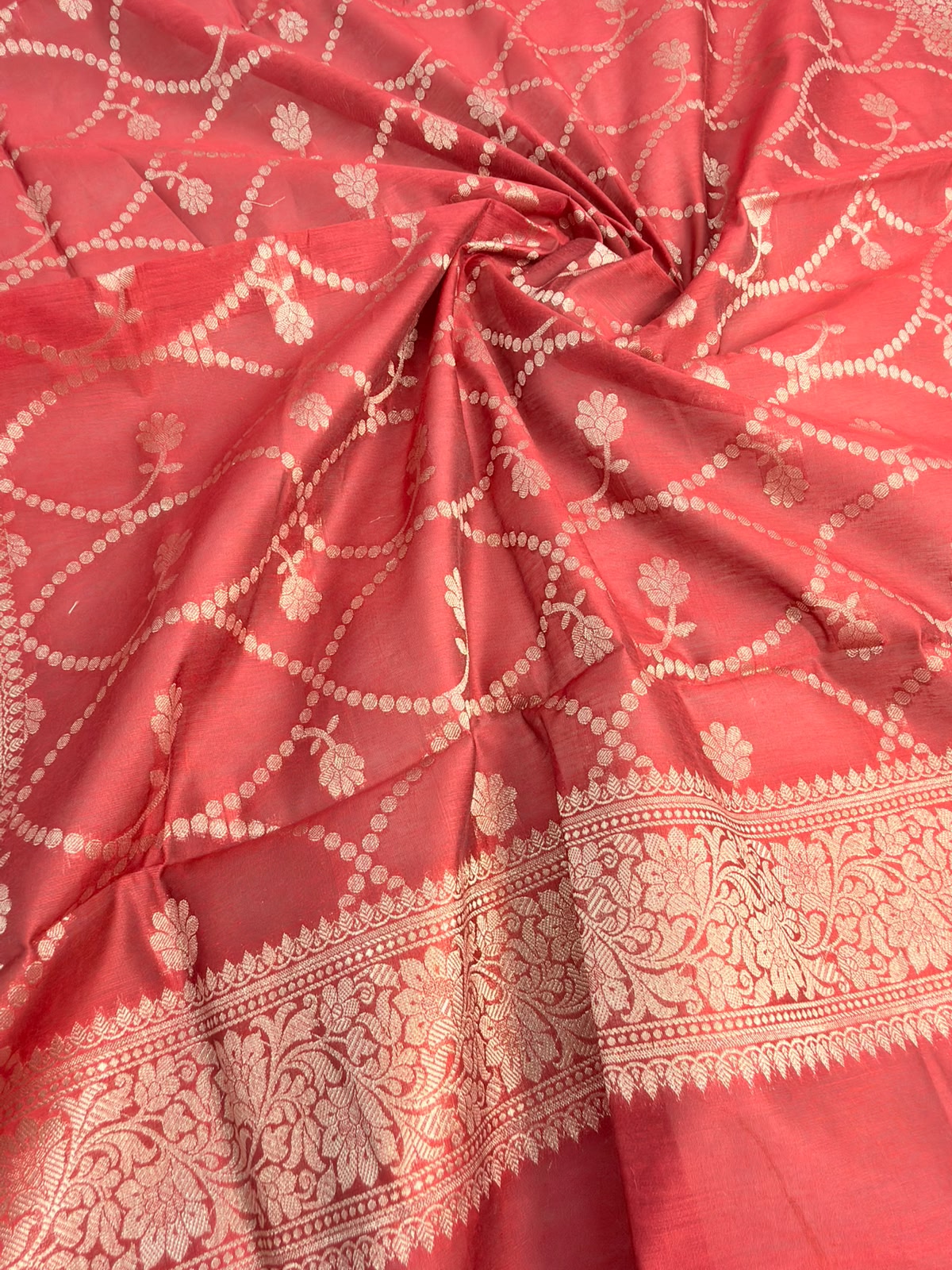Banarasi Cotton Silk Suit (3 piece set)