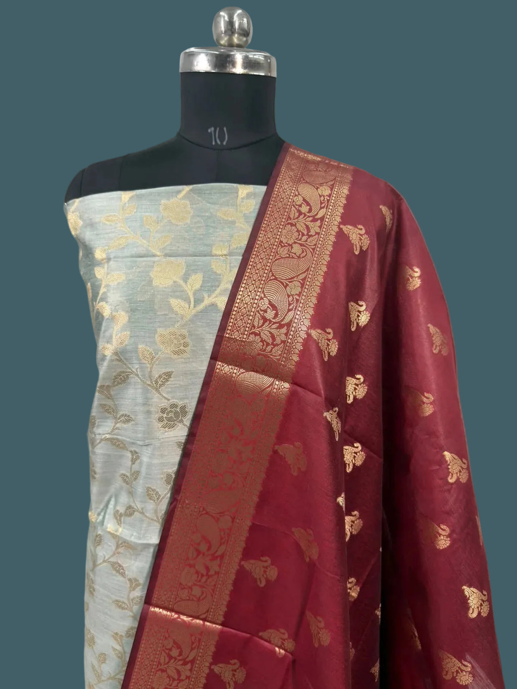 Banarasi Cotton Silk Suit (3 piece set)