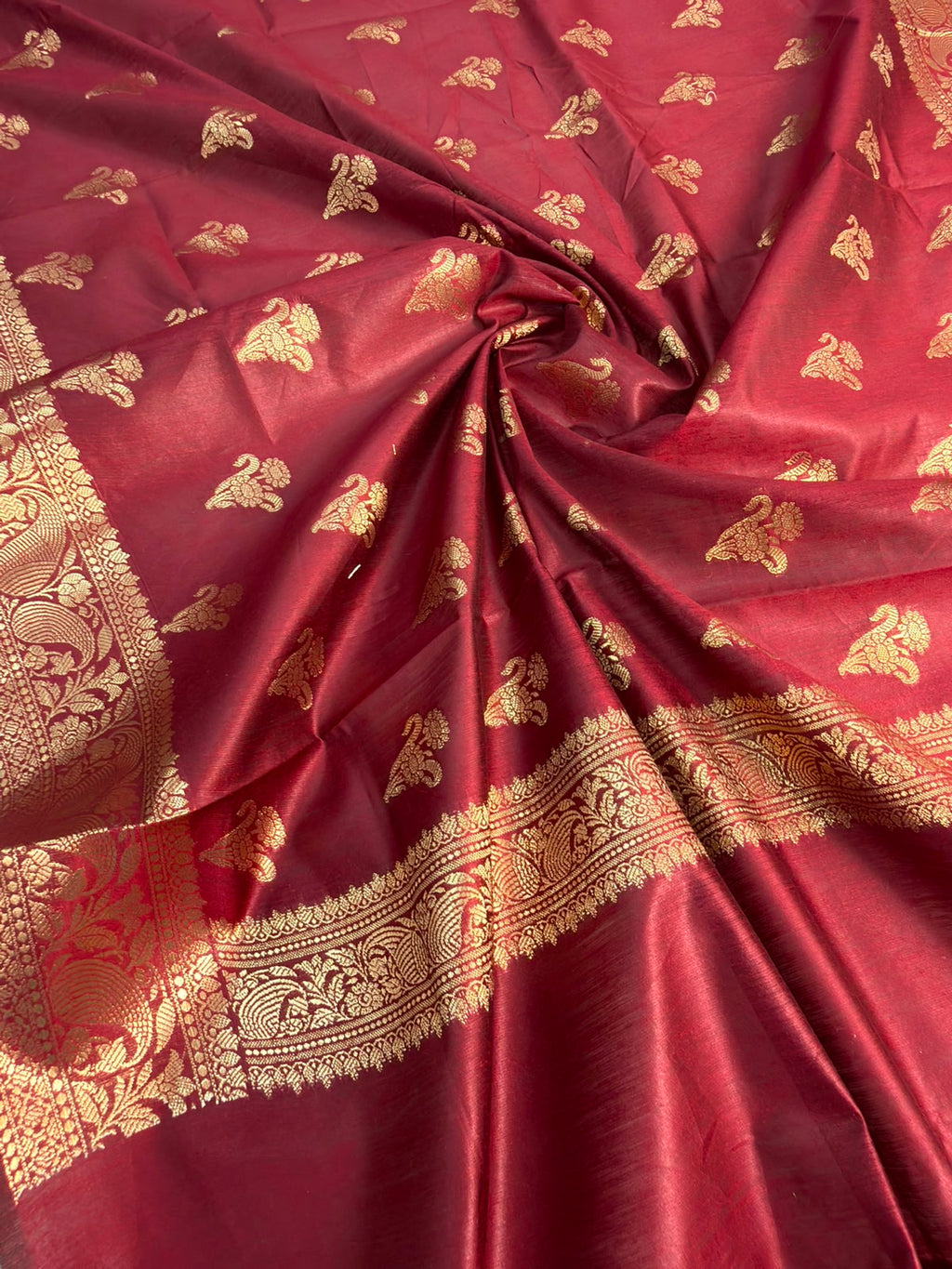 Banarasi Cotton Silk Suit (3 piece set)