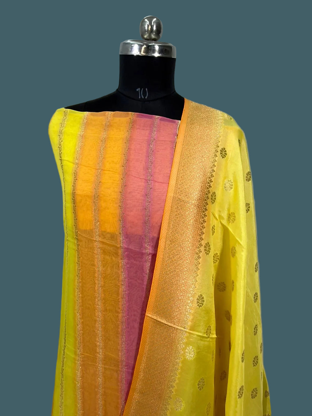Banarasi Khaddi Georgette Suit (3 piece set)