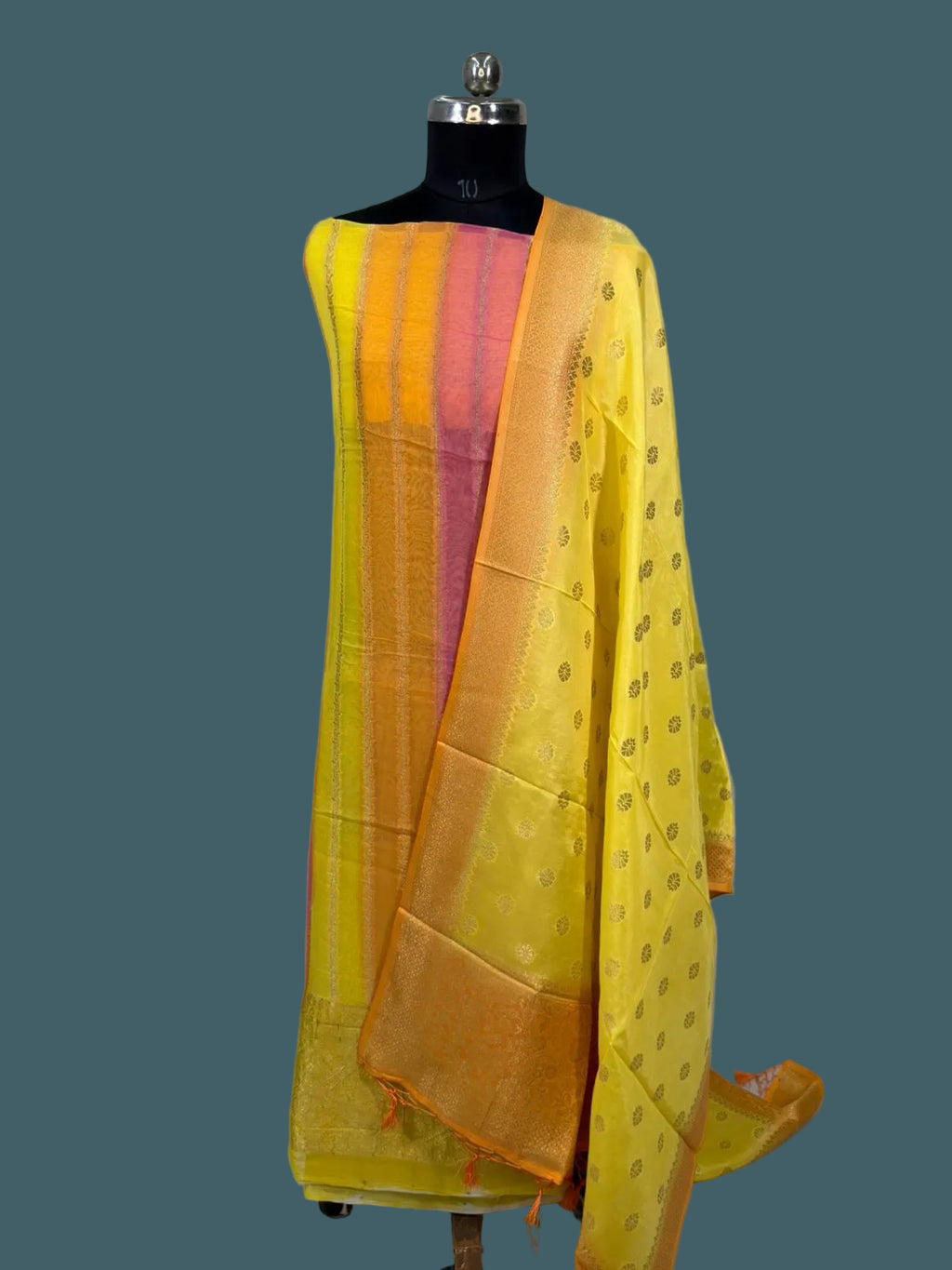 Banarasi Khaddi Georgette Suit (3 piece set)