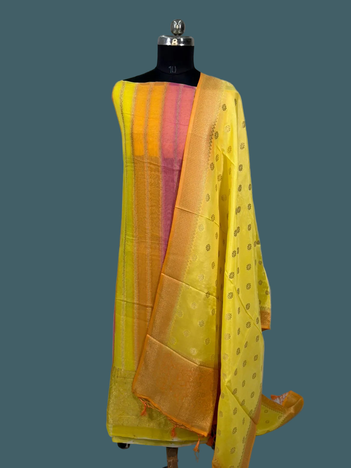 Banarasi Khaddi Georgette Suit (3 piece set)