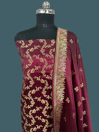 Banarasi Mushru Katan Silk Suit (3 piece set)
