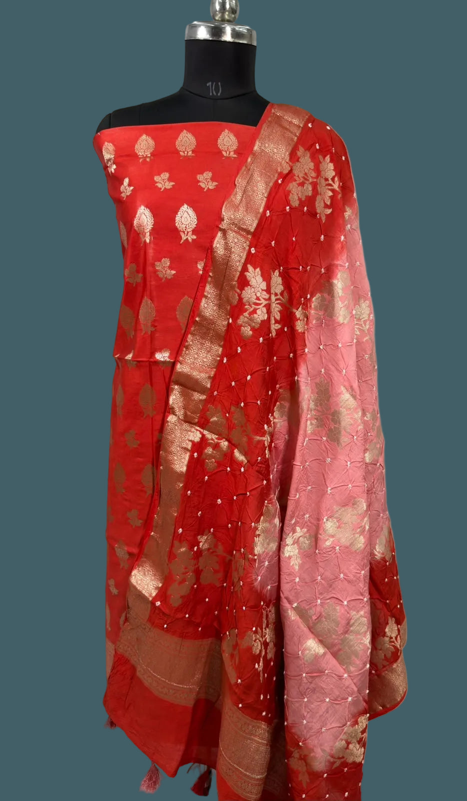 Banarasi Chiniya Silk Suit (3 piece set)