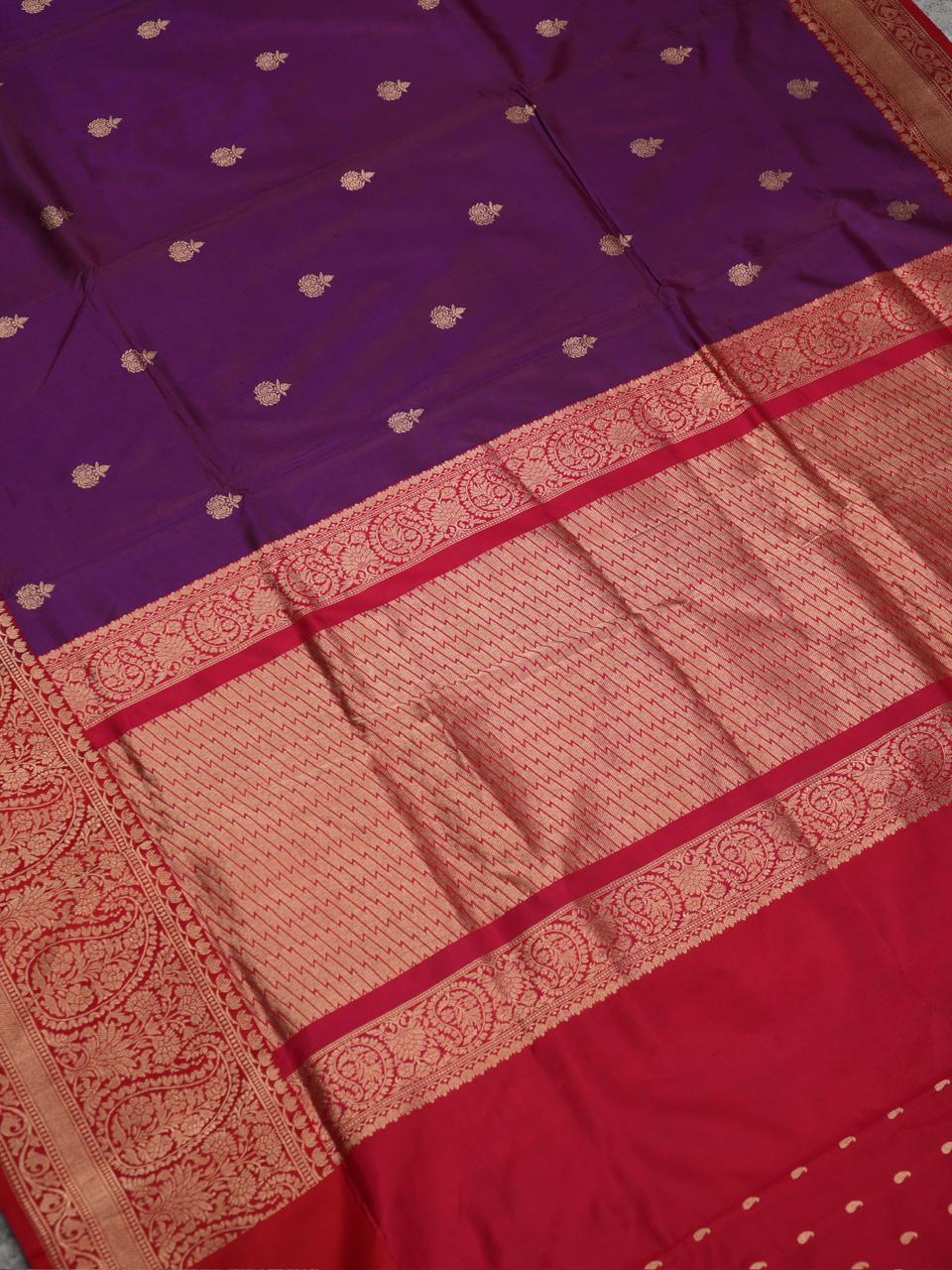 Banarasi Pure Katan Silk Handwoven Saree