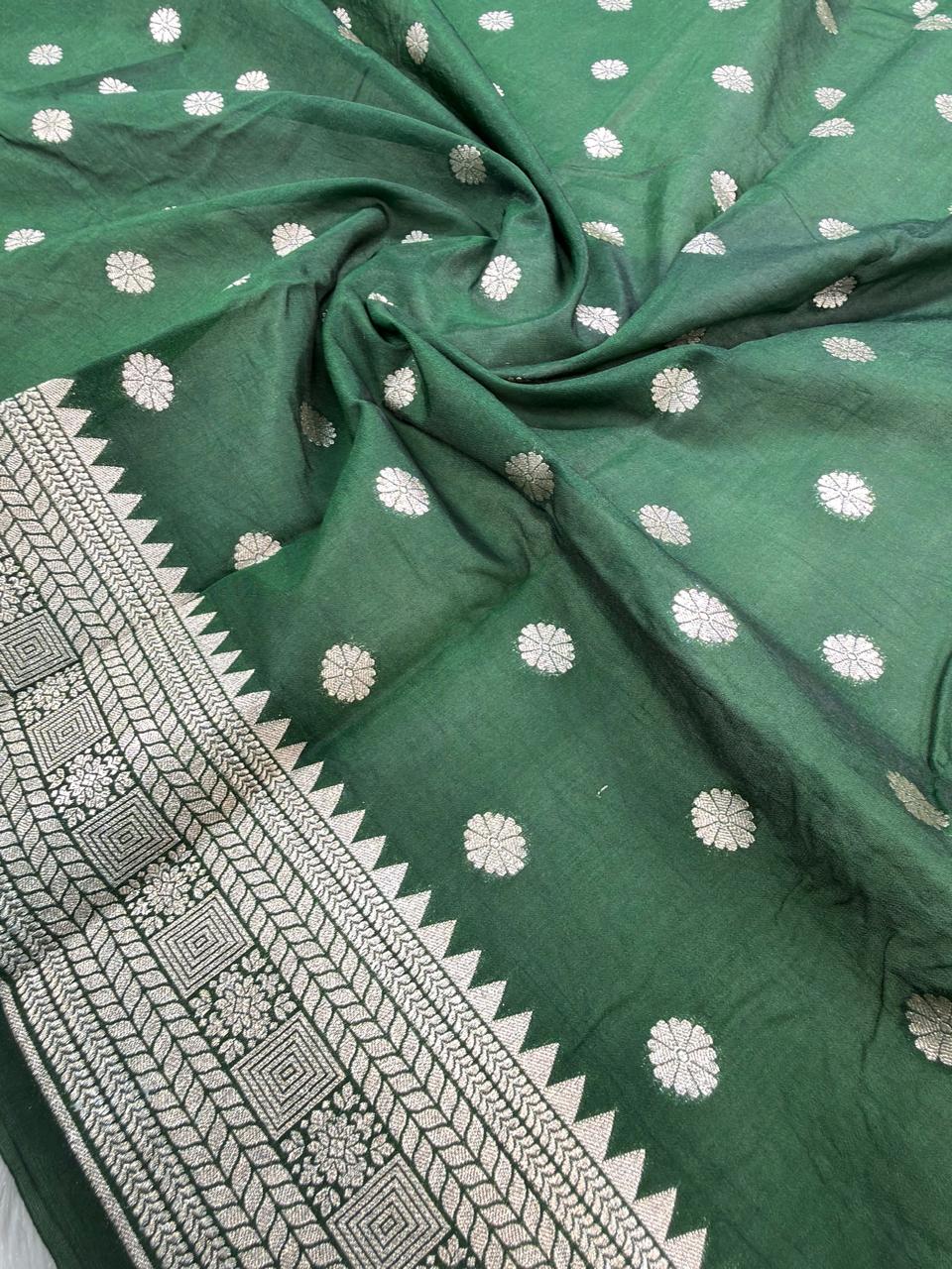 Banarasi Butter Silk Shibori Tie&Dye Saree