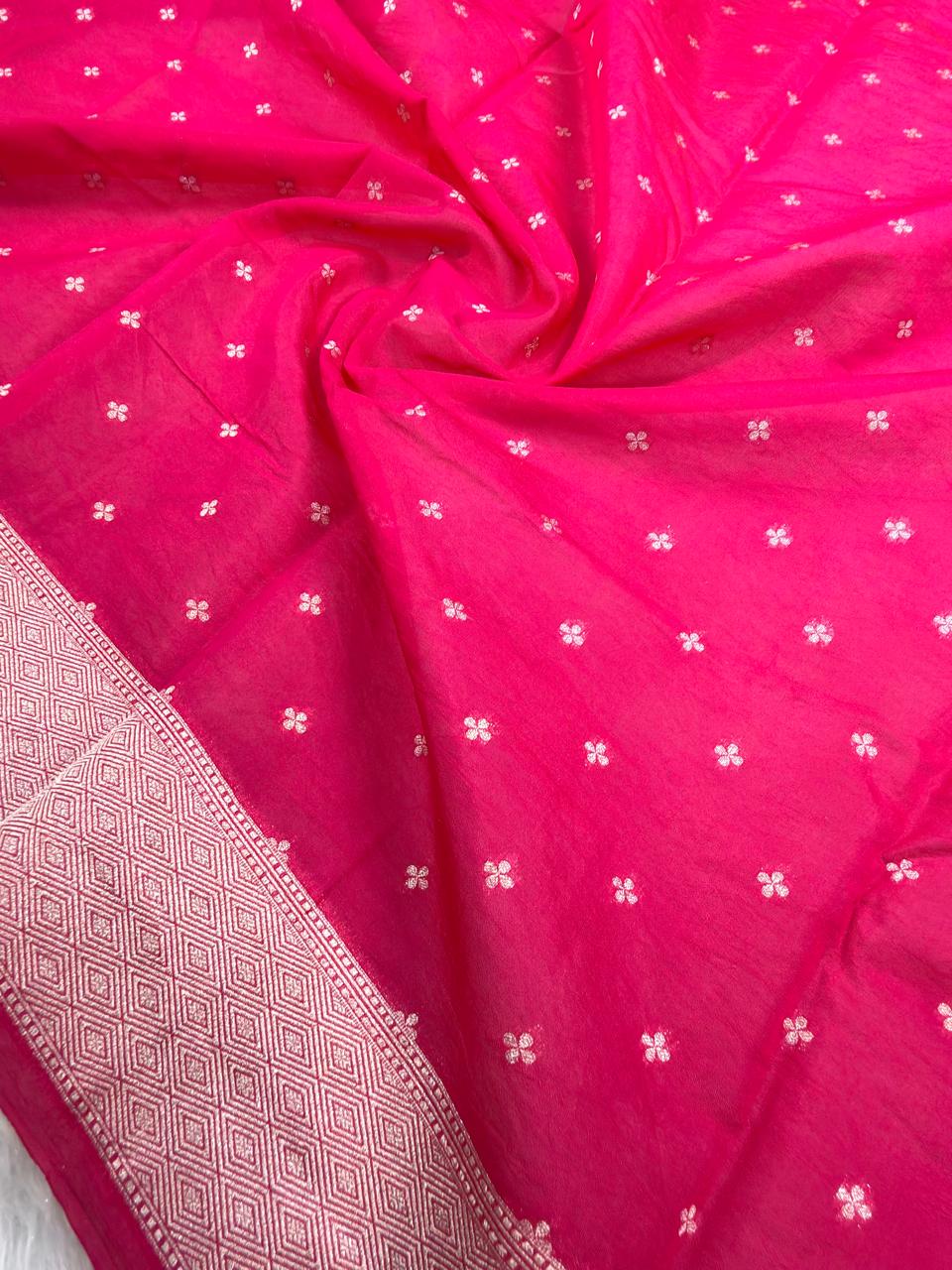 Banarasi Butter Silk Shibori Tie&Dye Saree