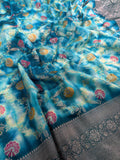 Banarasi Butter Silk Shibori Tie&Dye Saree