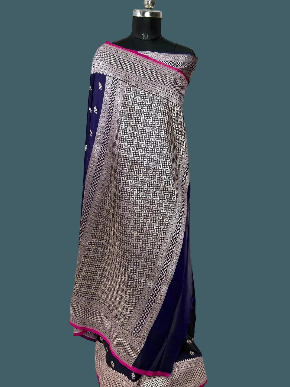 Banarasi Mushru Katan Silk Saree