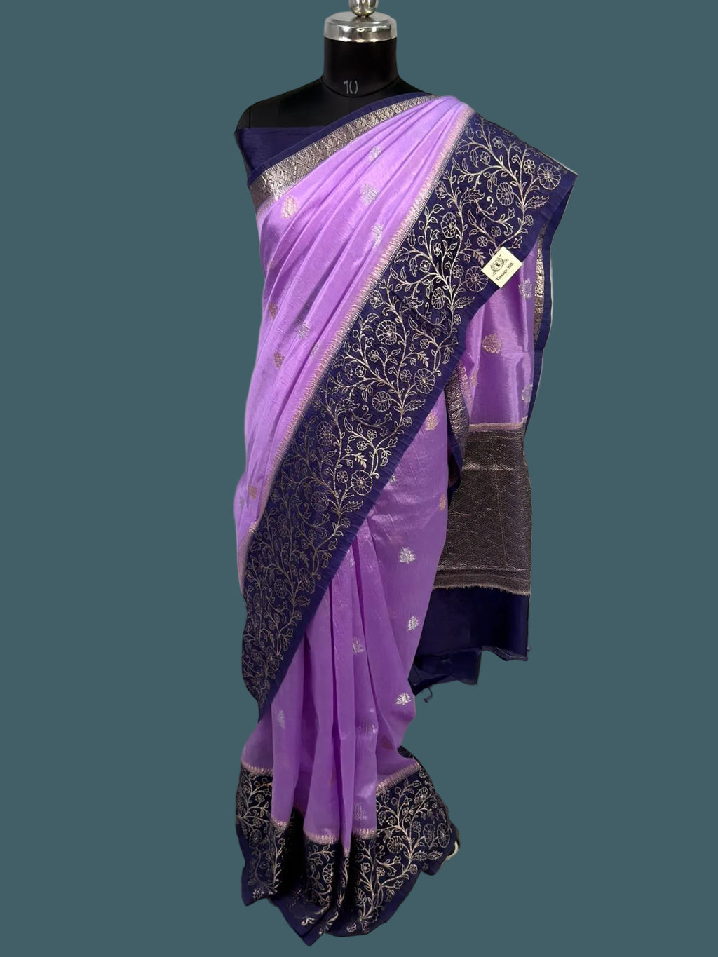 Banarasi Pure Viscose Crush Saree