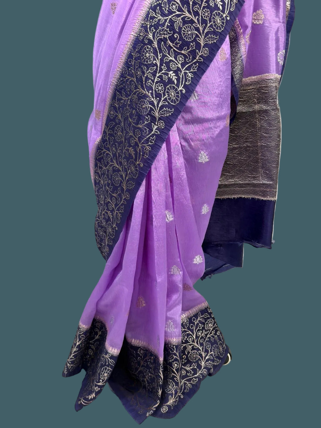Banarasi Pure Viscose Crush Saree