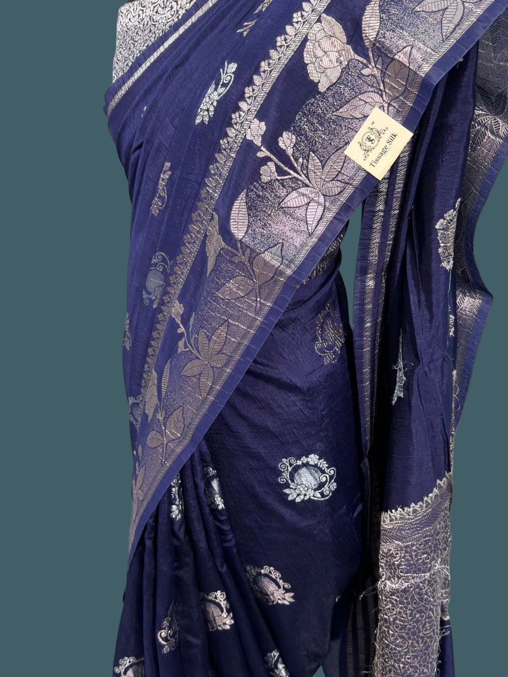Banarasi Pure Viscose Crush Saree
