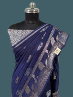 Banarasi Pure Viscose Crush Saree