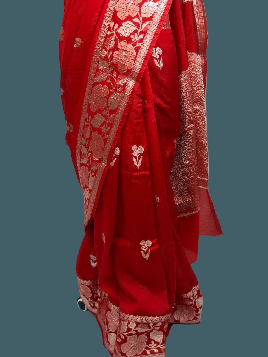 Banarasi Viscose Crush Saree