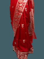 Banarasi Viscose Crush Saree