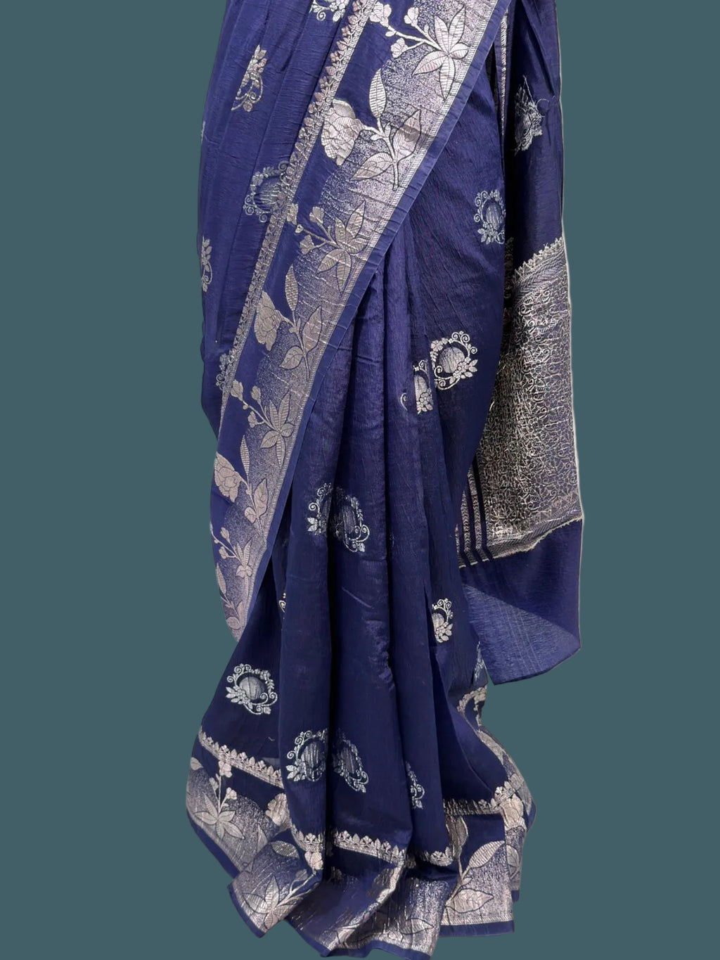 Banarasi Pure Viscose Crush Saree