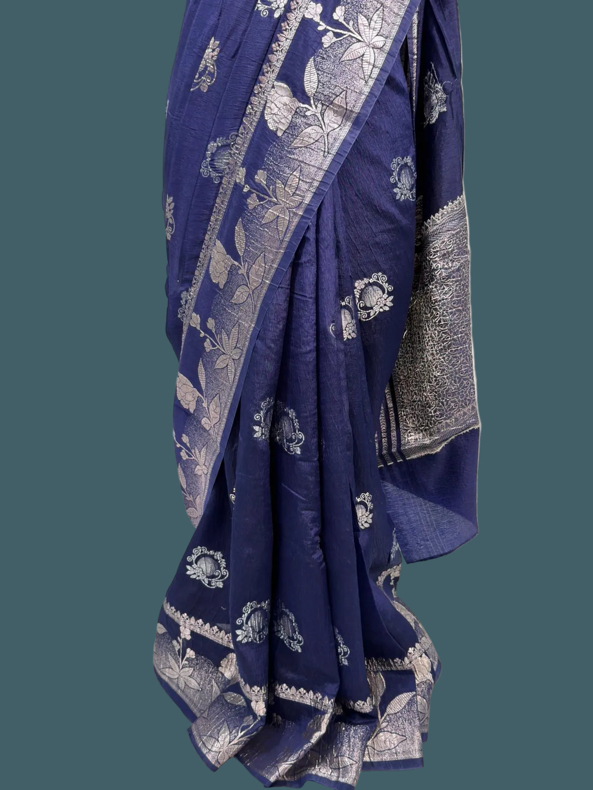 Banarasi Pure Viscose Crush Saree