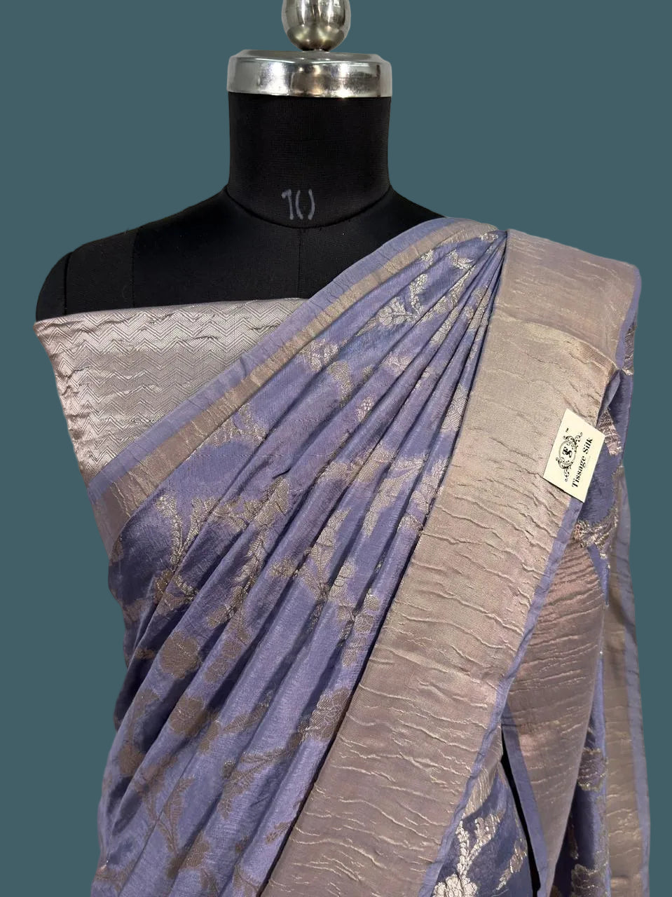 Banarasi Pure Viscose Crush Saree