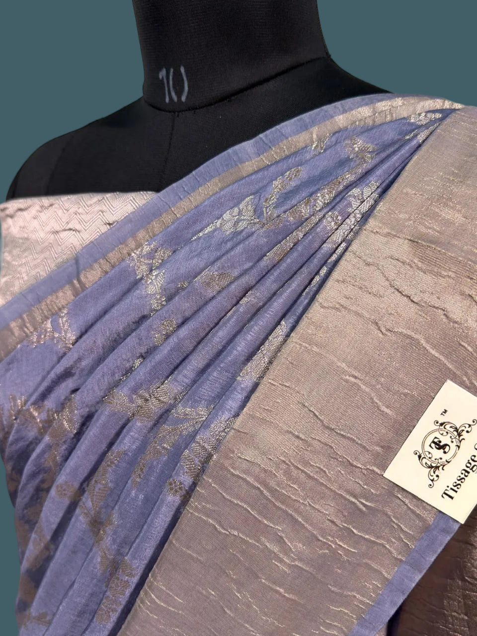 Banarasi Pure Viscose Crush Saree