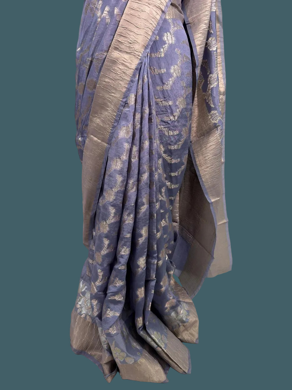 Banarasi Pure Viscose Crush Saree