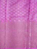 Banarasi Viscose Crush Saree – Pink & Rani Pink