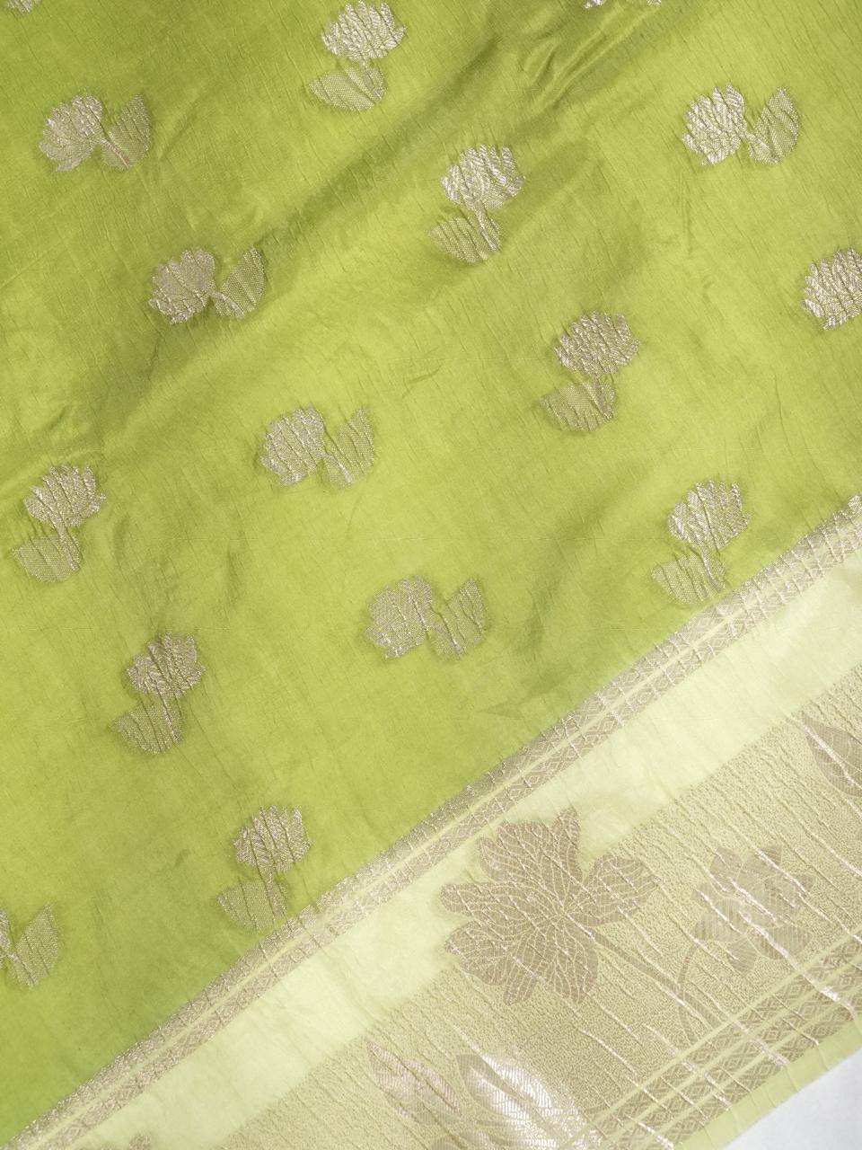Banarasi Viscose Crush Saree