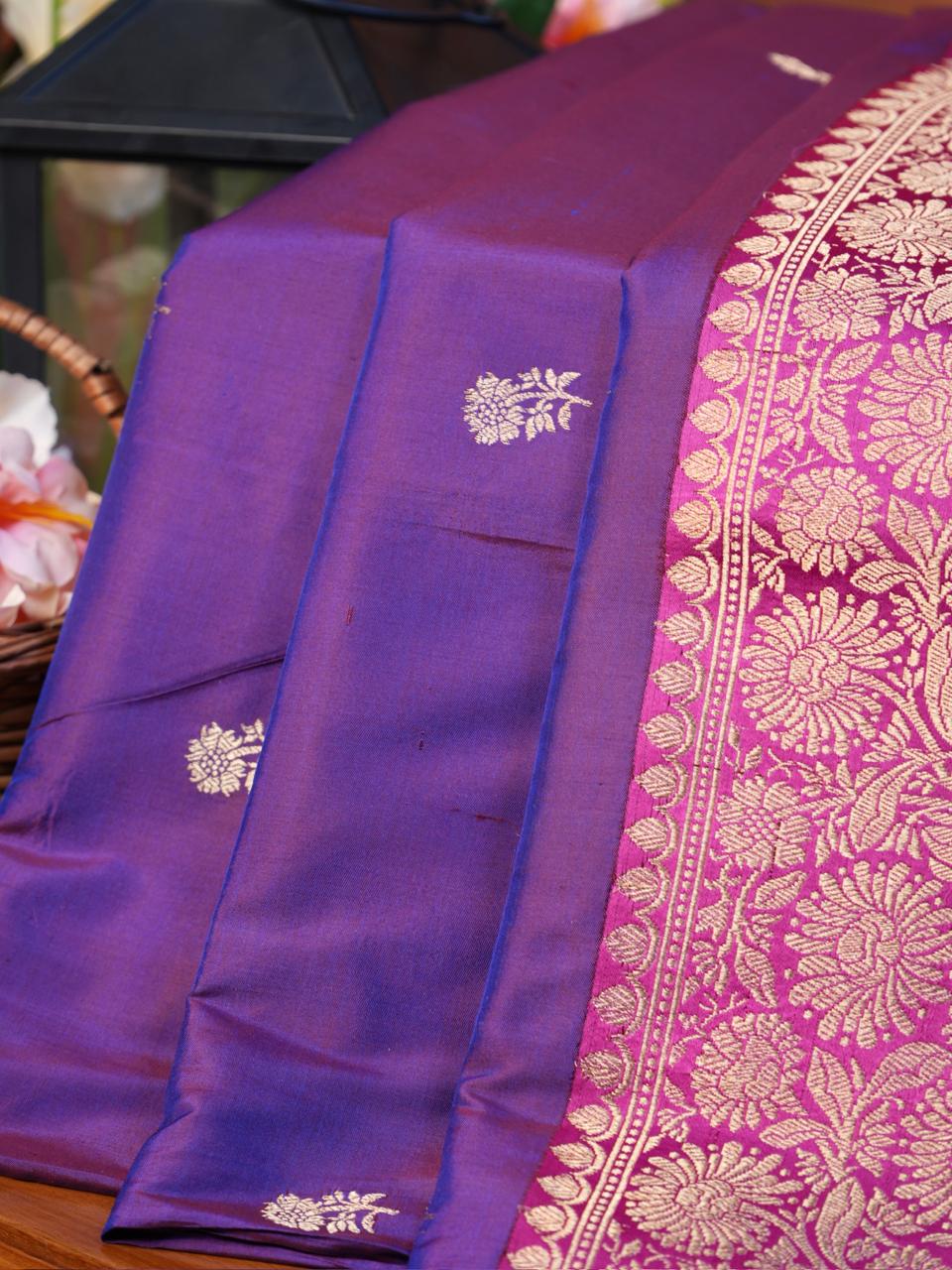 Banarasi Pure Katan Silk Handwoven Saree