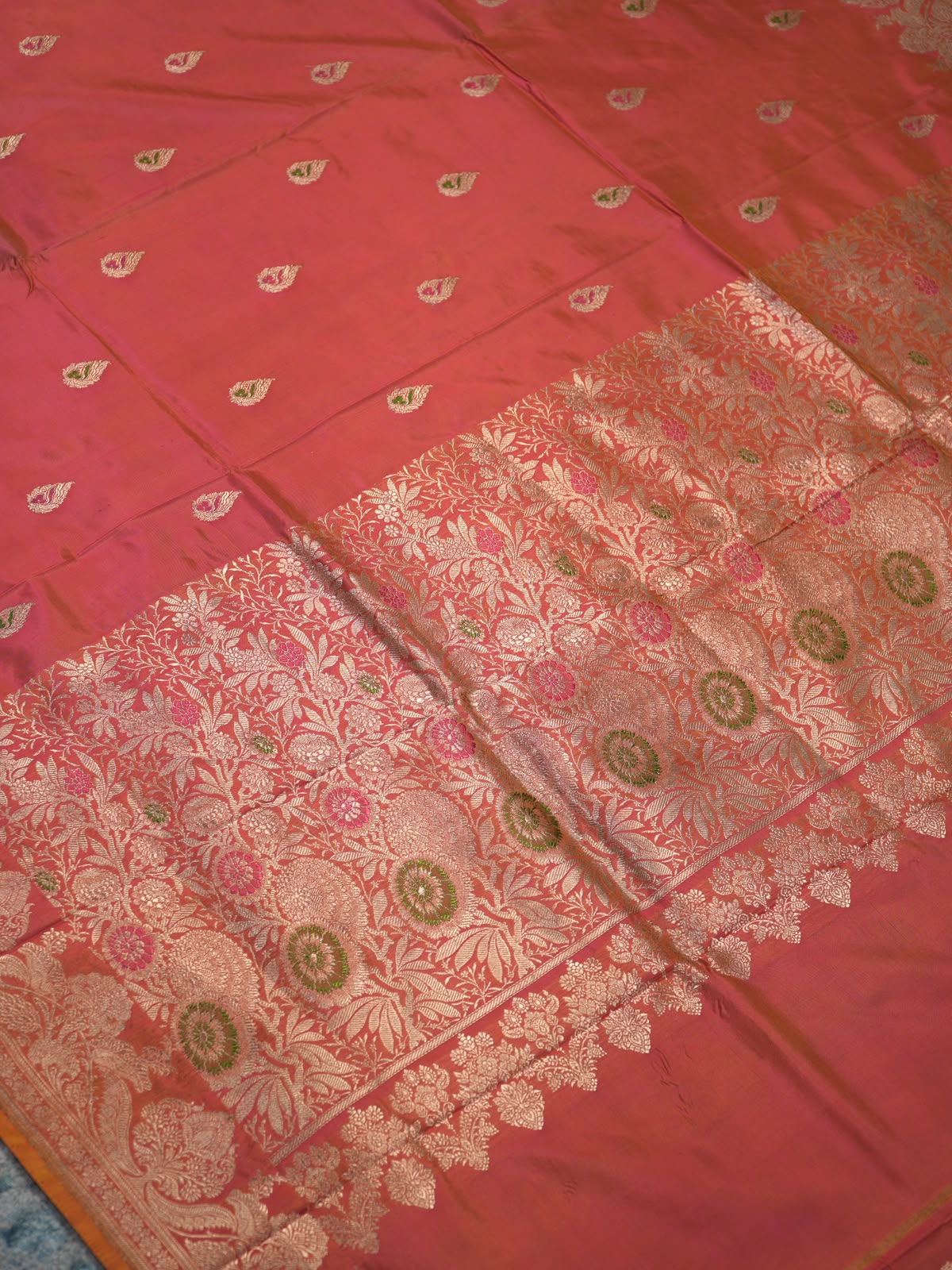 Banarasi Pure Katan Silk Handwoven Saree