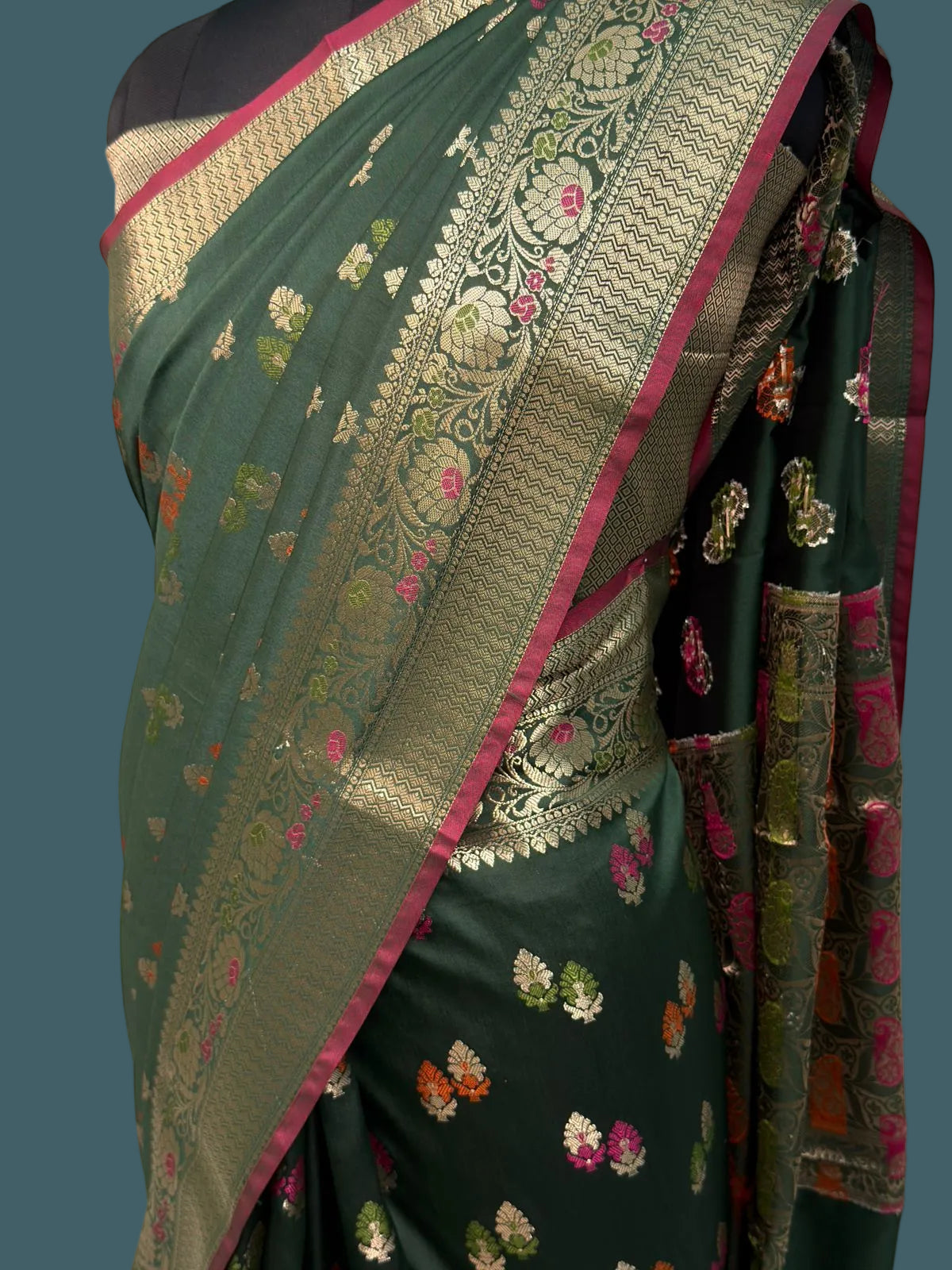 Banarasi Semi Katan Silk Saree