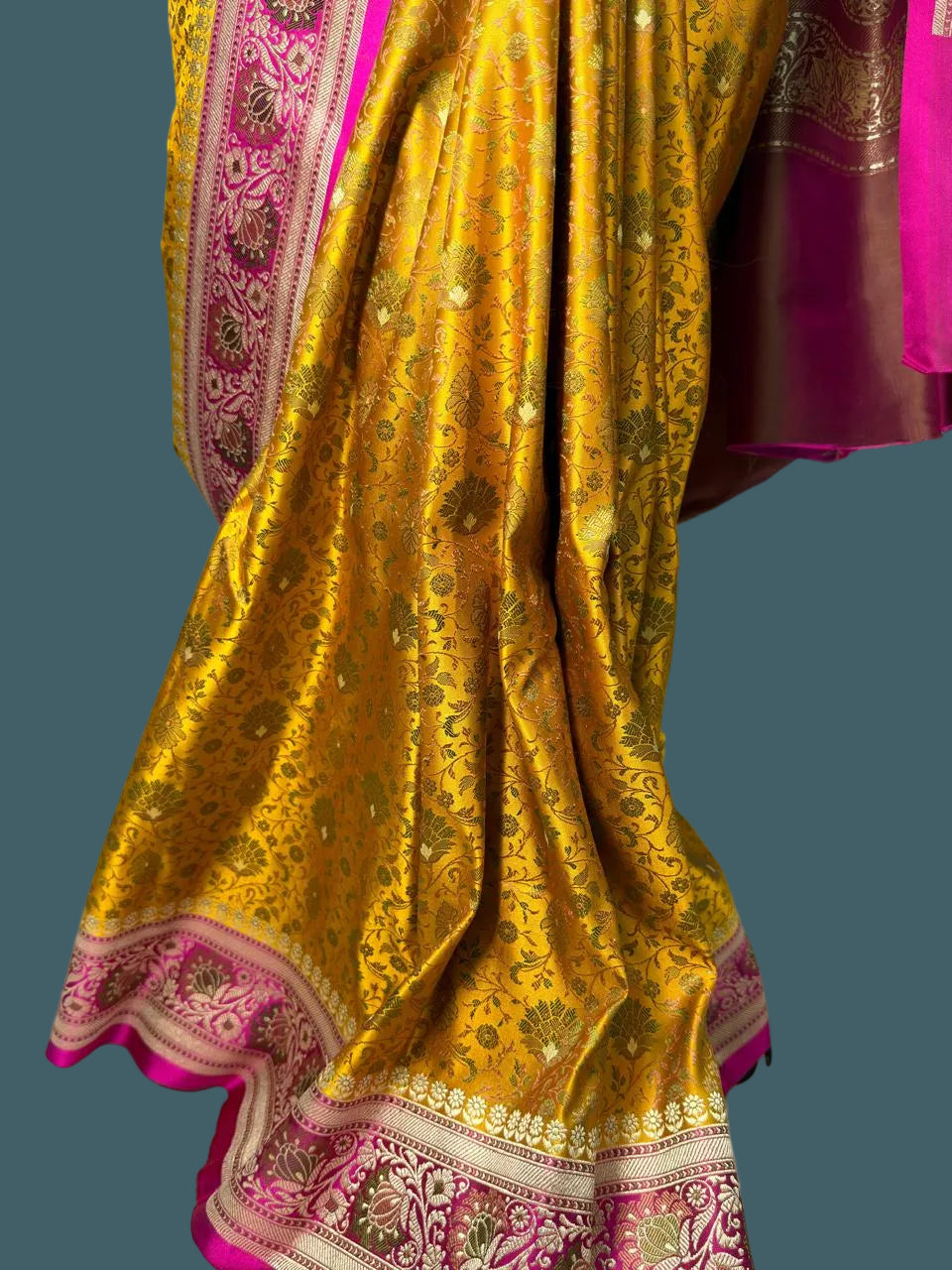 Banarasi Mushru pashmina Silk Saree