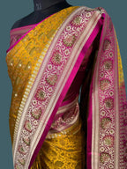 Banarasi Mushru pashmina Silk Saree