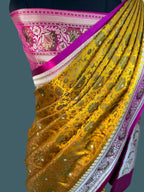 Banarasi Mushru pashmina Silk Saree