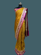 Banarasi Mushru pashmina Silk Saree