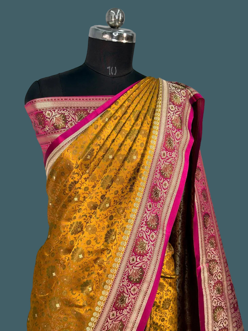 Banarasi Mushru pashmina Silk Saree