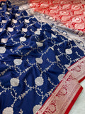 Banarasi Mushru Katan Silk Saree