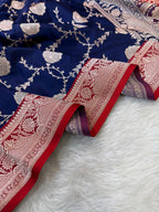 Banarasi Mushru Katan Silk Saree