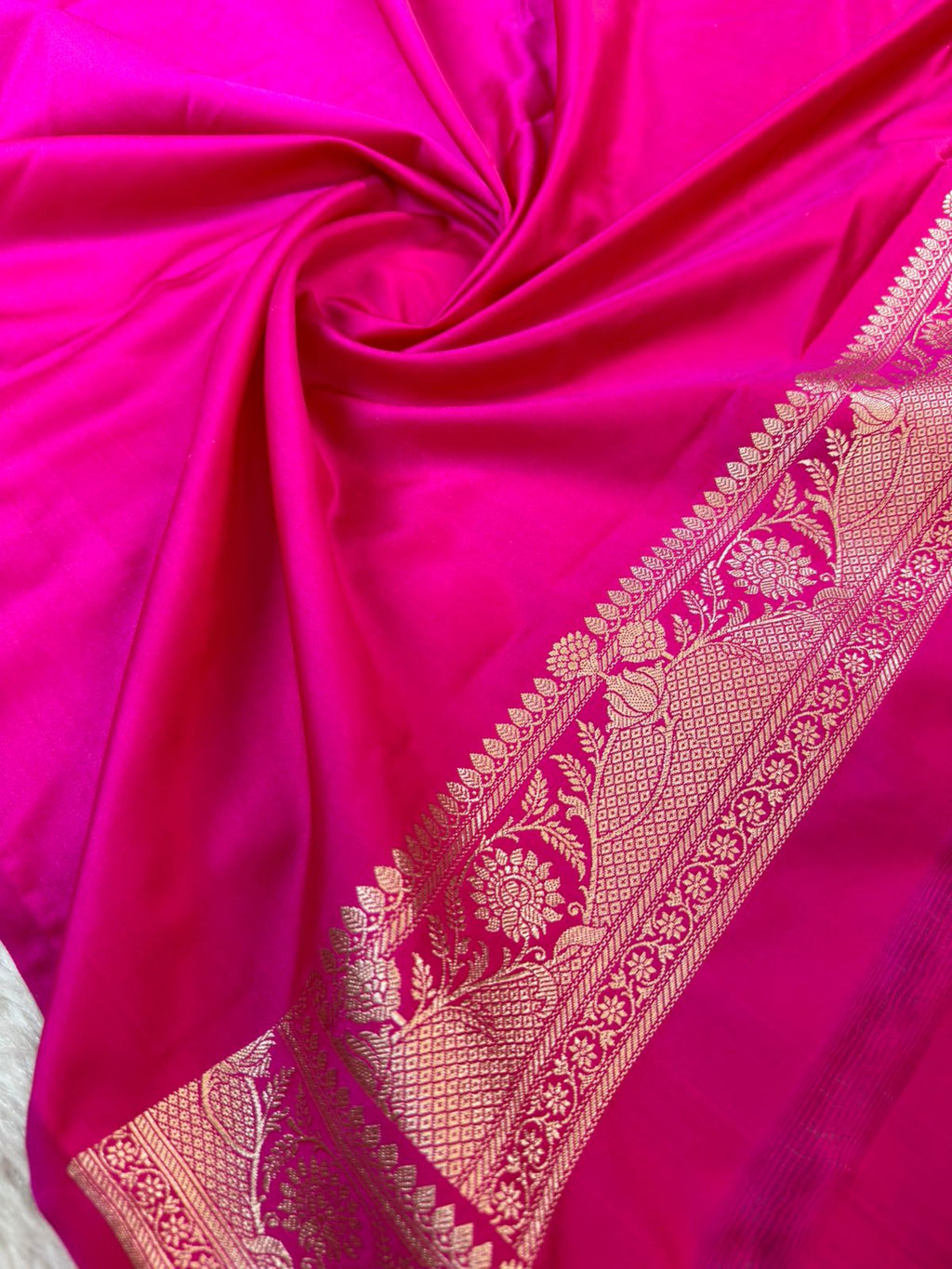 Banarasi Mushru Katan Silk Saree