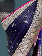 Banarasi Mushru Katan Silk Saree
