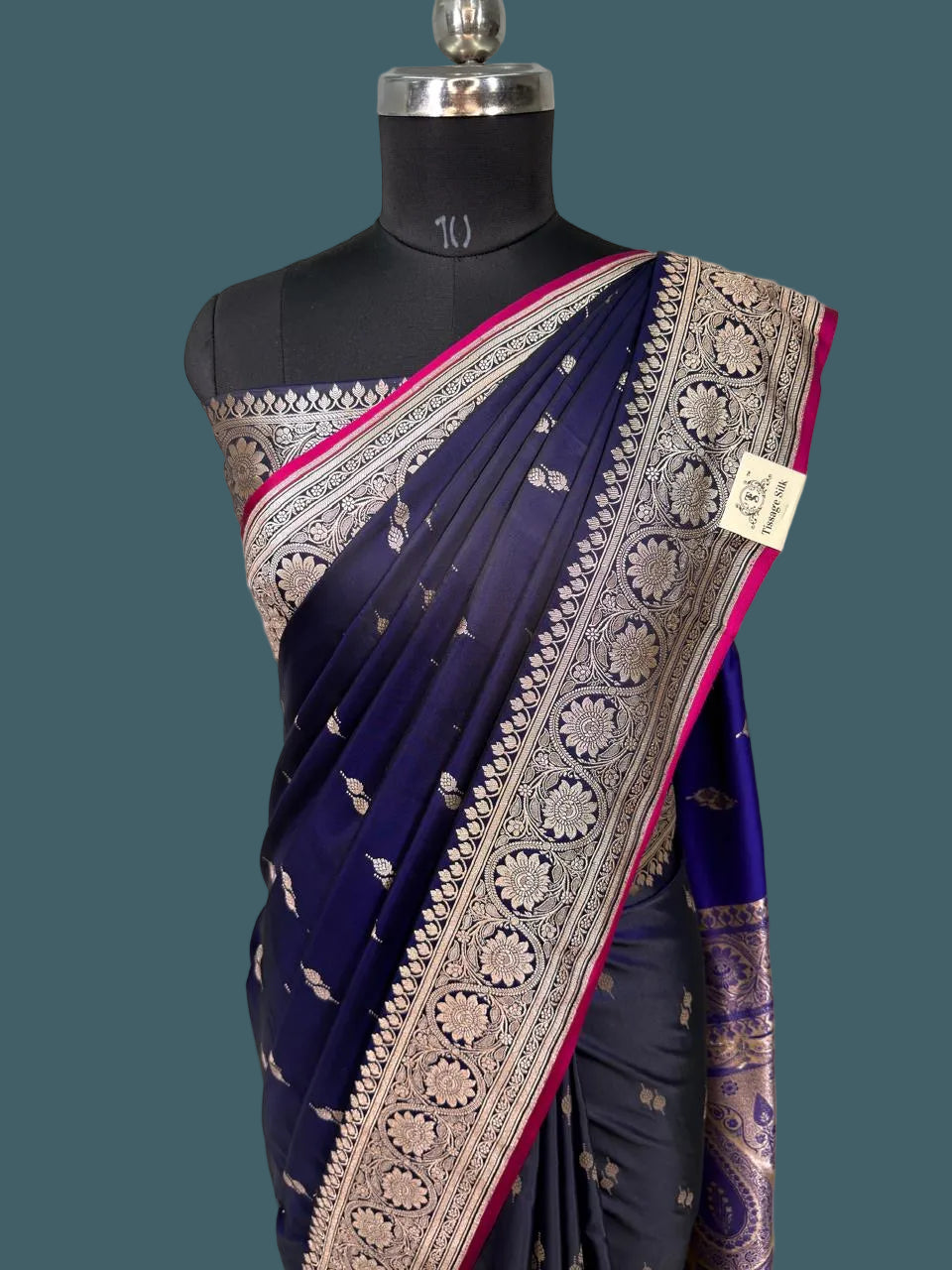 Banarasi Mushru Katan Silk Saree