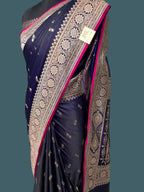 Banarasi Mushru Katan Silk Saree