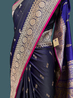 Banarasi Mushru Katan Silk Saree