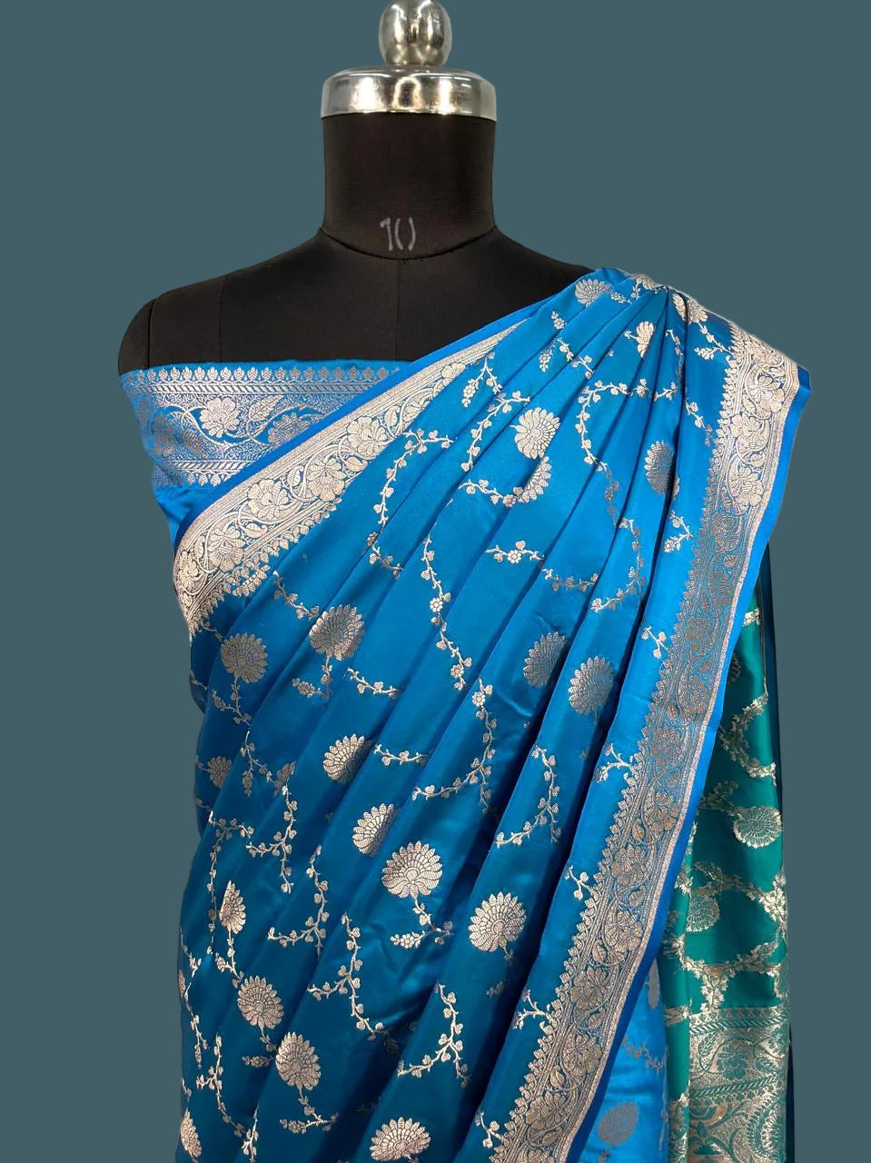Banarasi Mushru Katan Silk Saree