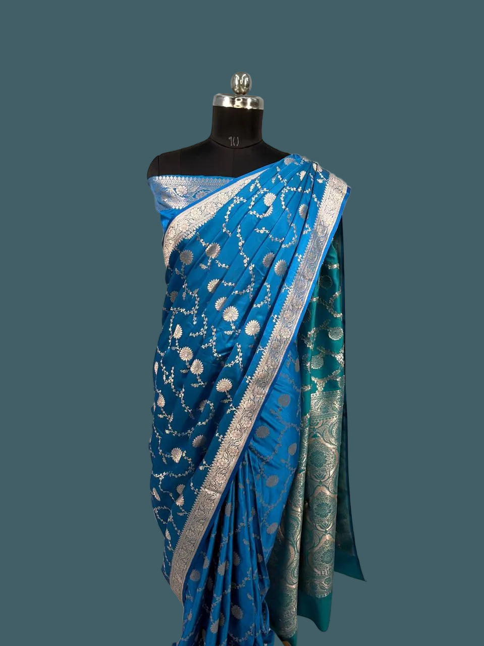 Banarasi Mushru Katan Silk Saree