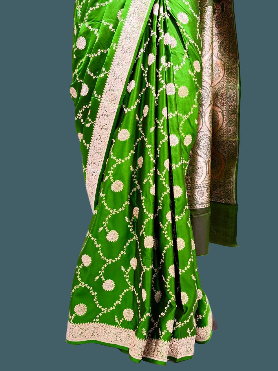 Banarasi Mushru Katan Silk Saree